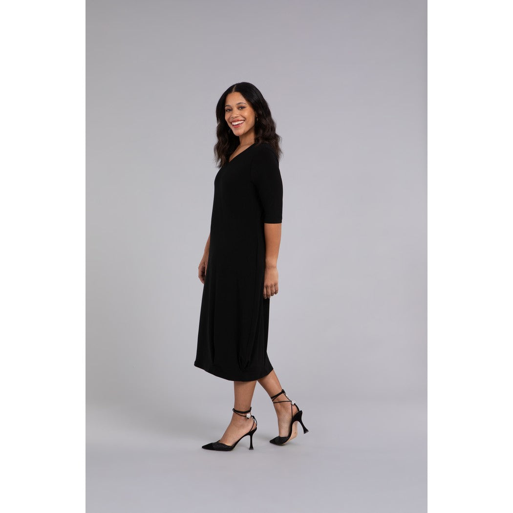 Reversible Narrow Lantern Dress, 3/4 Sleeve 28124-2
