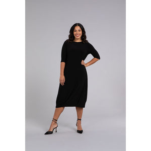 Reversible Narrow Lantern Dress, 3/4 Sleeve 28124-2
