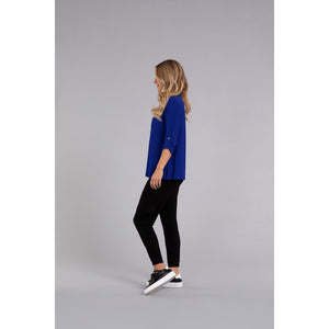 Safari Pocket Henley, 3/4 Sleeve Top 22287-2