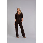 Load image into Gallery viewer, Safari Pocket Henley, 3/4 Sleeve Top 22287-2
