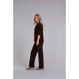Safari Pocket Henley, 3/4 Sleeve Top 22287-2