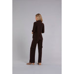 Load image into Gallery viewer, Safari Pocket Henley, 3/4 Sleeve Top 22287-2
