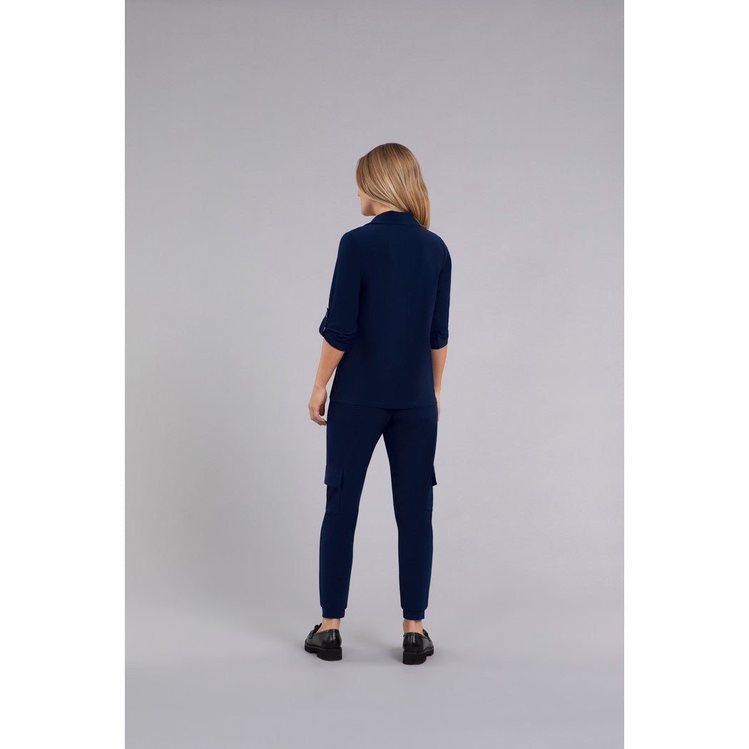 Safari Pocket Henley, 3/4 Sleeve Top 22287-2