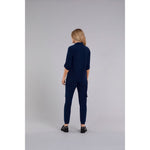 Load image into Gallery viewer, Safari Pocket Henley, 3/4 Sleeve Top 22287-2
