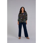Load image into Gallery viewer, Safari Top, 3/4 Sleeve, Print 22258P-2
