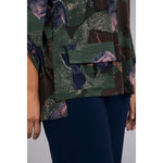 Load image into Gallery viewer, Safari Top, 3/4 Sleeve, Print 22258P-2
