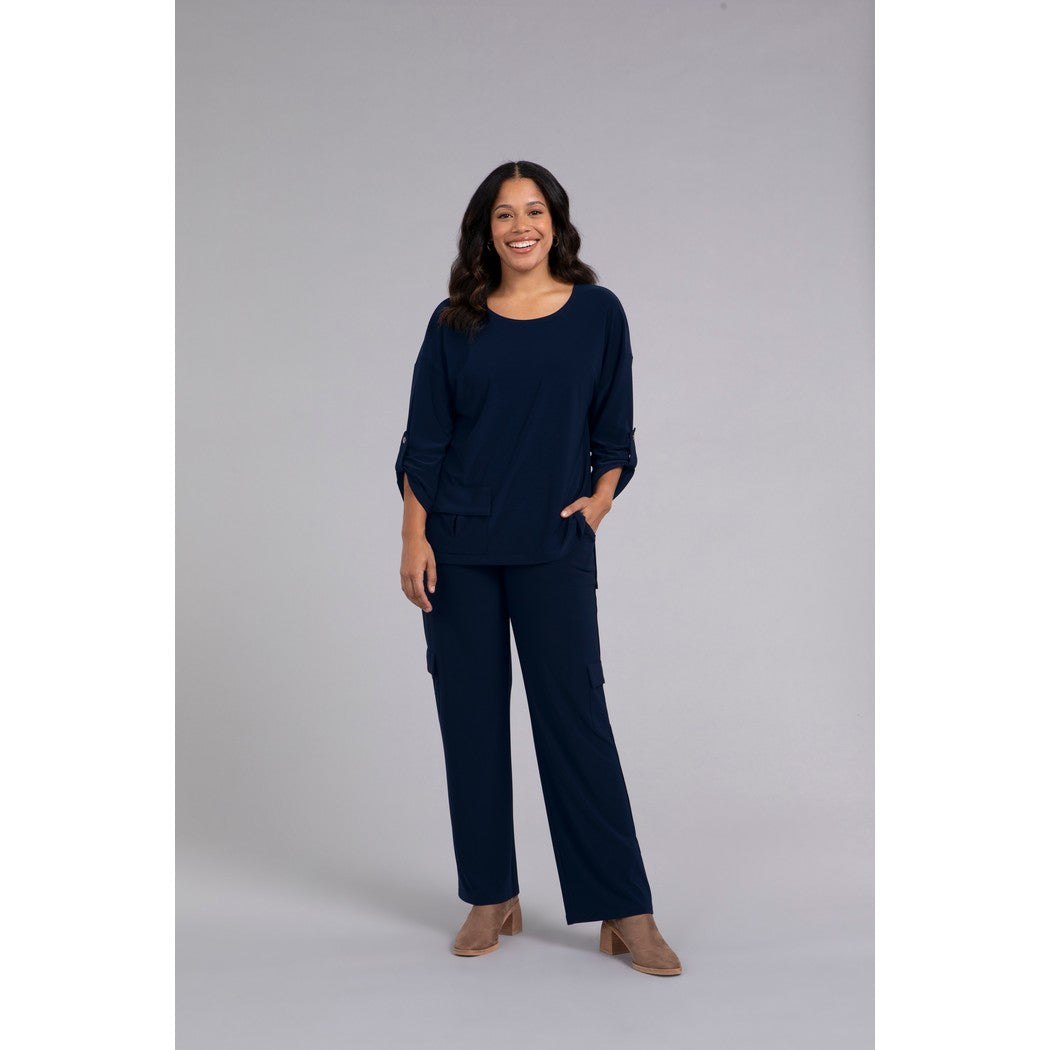 Safari Top, 3/4 Sleeve 22258-2