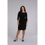 Load image into Gallery viewer, Side Twist Dress, 3/4 Sleeve 28148-2
