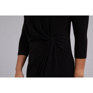 Side Twist Dress, 3/4 Sleeve 28148-2