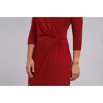 Load image into Gallery viewer, Side Twist Dress, 3/4 Sleeve 28148-2

