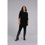 Load image into Gallery viewer, Side Twist Tunic, 3/4 Sleeve Top 23210-2
