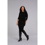 Load image into Gallery viewer, Side Twist Tunic, 3/4 Sleeve Top 23210-2
