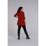 Load image into Gallery viewer, Side Twist Tunic, 3/4 Sleeve Top 23210-2
