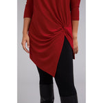 Load image into Gallery viewer, Side Twist Tunic, 3/4 Sleeve Top 23210-2
