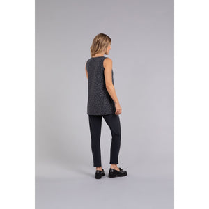 Sleeveless Nu Ideal Tunic, Embossed Top 21151EJ