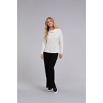 Load image into Gallery viewer, Slouch Neck Waffle Sweater, Long Sleeve K7227W-3
