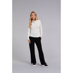 Load image into Gallery viewer, Slouch Neck Waffle Sweater, Long Sleeve K7227W-3
