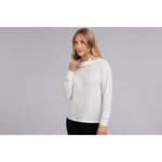 Load image into Gallery viewer, Slouch Neck Waffle Sweater, Long Sleeve K7227W-3
