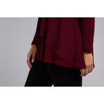 Load image into Gallery viewer, Split Back Waffle Sweater, Long Sleeve K7230W-3
