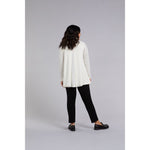 Load image into Gallery viewer, Split Back Waffle Sweater, Long Sleeve K7230W-3
