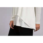 Load image into Gallery viewer, Split Back Waffle Sweater, Long Sleeve K7230W-3
