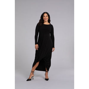Swag Dress, Long Slv 2830V-3