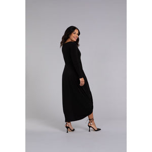 Swag Dress, Long Slv 2830V-3