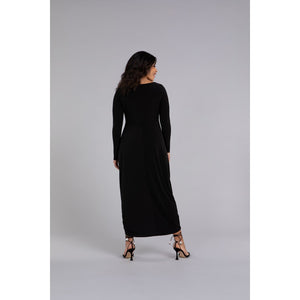 Swag Dress, Long Slv 2830V-3
