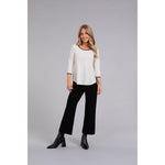 Load image into Gallery viewer, Tipped Go To Classic T Relax, 3/4 Sleeve Top 22110CB-2
