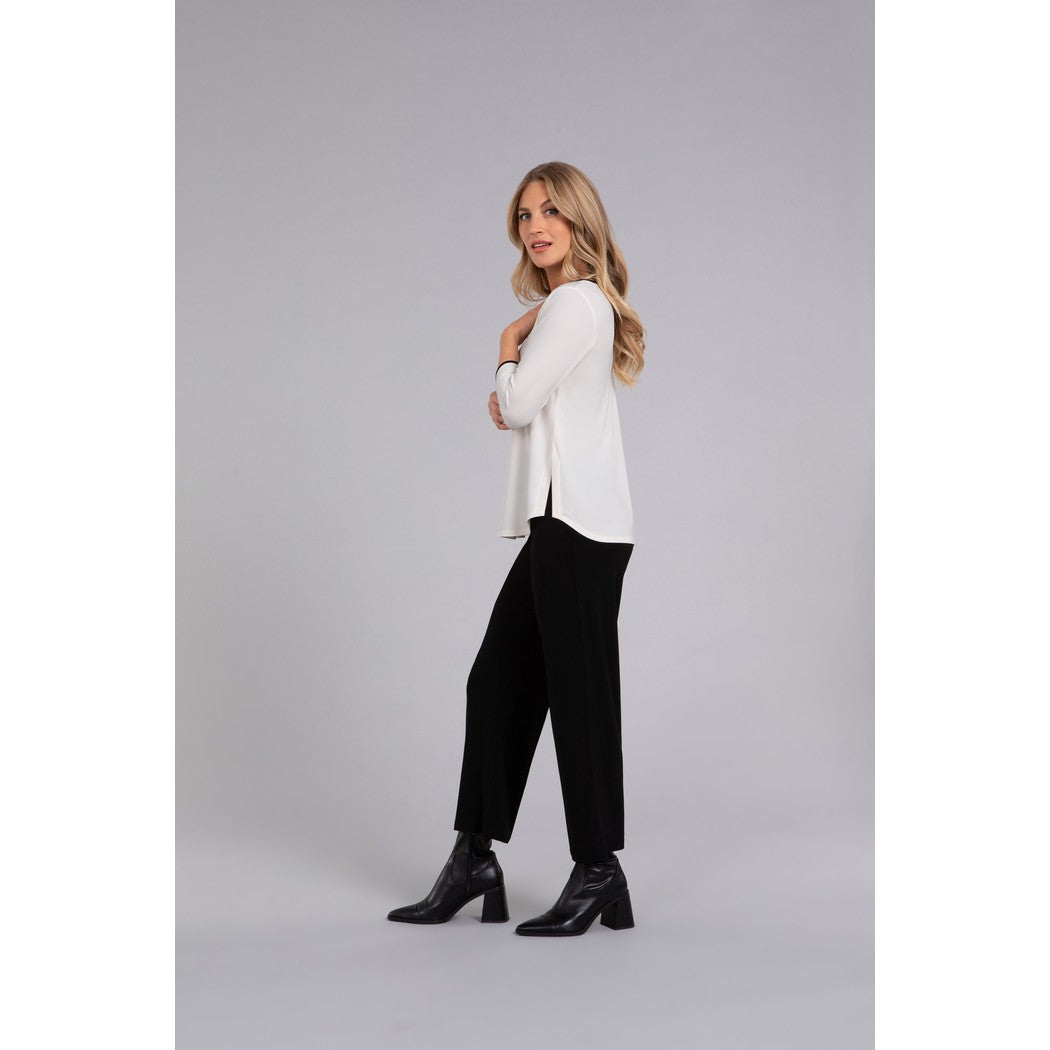 Tipped Go To Classic T Relax, 3/4 Sleeve Top 22110CB-2