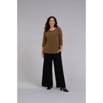 Load image into Gallery viewer, Tipped Go To Classic T Relax, 3/4 Sleeve Top 22110CB-2
