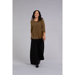 Load image into Gallery viewer, Tipped Go To Classic T Relax, 3/4 Sleeve Top 22110CB-2
