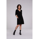 Load image into Gallery viewer, Tipped Reversible Trapeze Dress, 3/4 Sleeve 28154CB-2
