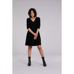 Load image into Gallery viewer, Tipped Reversible Trapeze Dress, 3/4 Sleeve 28154CB-2
