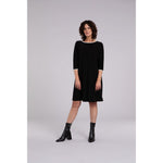 Load image into Gallery viewer, Tipped Reversible Trapeze Dress, 3/4 Sleeve 28154CB-2
