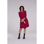Load image into Gallery viewer, Tipped Reversible Trapeze Dress, 3/4 Sleeve 28154CB-2
