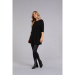 Load image into Gallery viewer, Tipped Reversible Trapeze Tunic, 3/4 Sleeve Top 23214CB-2
