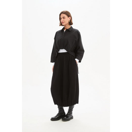 Jersey Pin Tuck Hem Skirt 26P3804