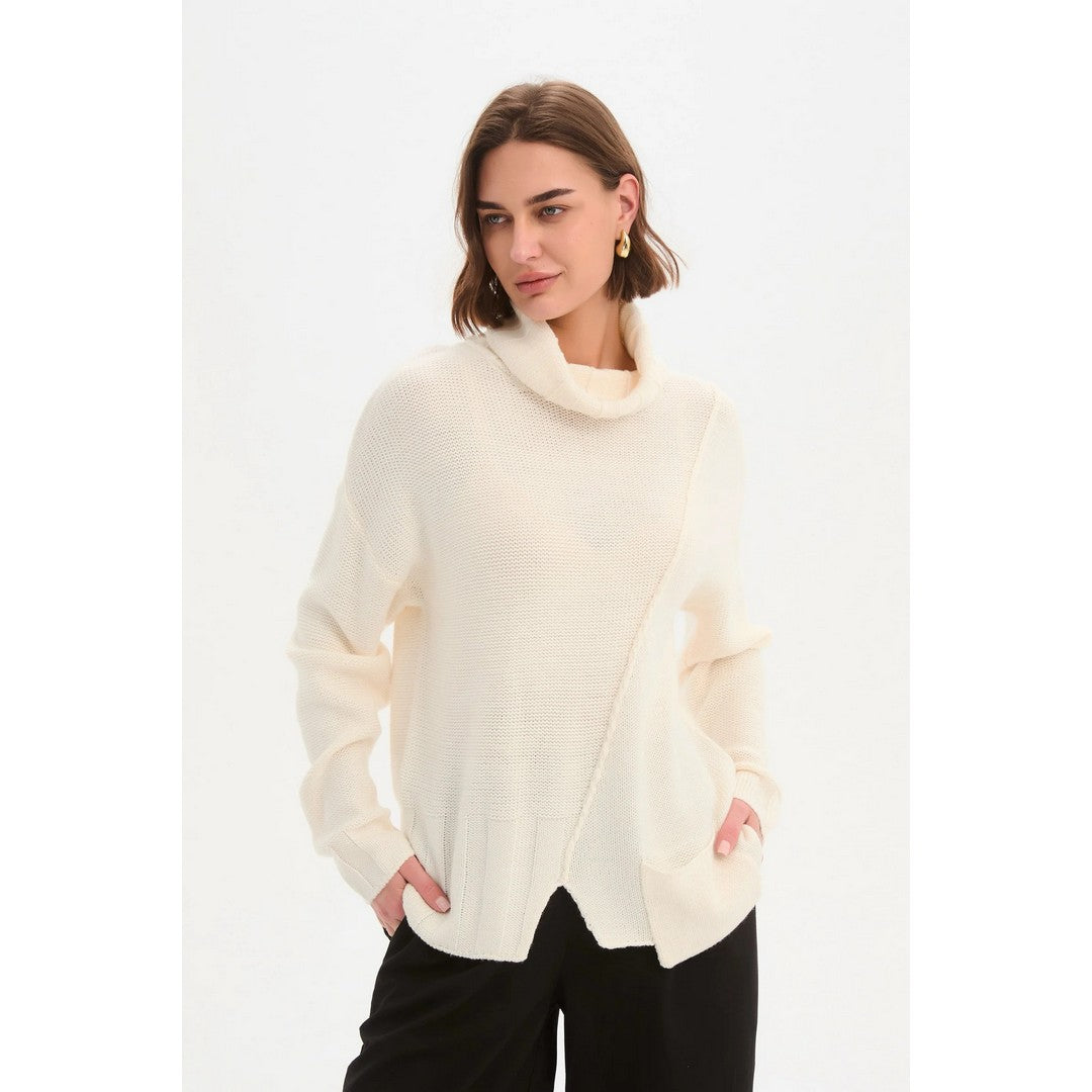 Raw Seam Drop Pocket Knit 26K3811