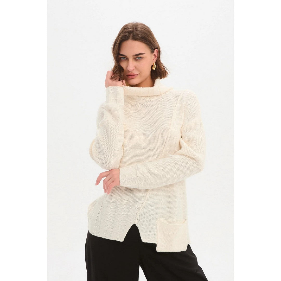 Raw Seam Drop Pocket Knit 26K3811
