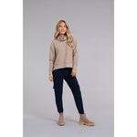 Load image into Gallery viewer, Turtle Neck High Low Rib Sweater, Long Sleeve K7229R-3
