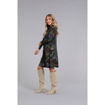 Load image into Gallery viewer, Turtle Neck Trapeze Dress, Long Sleeve, Print 28129P-3
