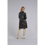 Load image into Gallery viewer, Turtle Neck Trapeze Dress, Long Sleeve, Print 28129P-3
