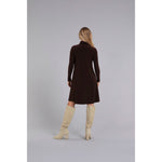 Load image into Gallery viewer, Turtle Neck Trapeze Dress, Long Sleeve 28129-3
