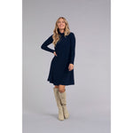 Load image into Gallery viewer, Turtle Neck Trapeze Dress, Long Sleeve 28129-3
