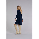 Load image into Gallery viewer, Turtle Neck Trapeze Dress, Long Sleeve 28129-3

