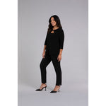 Load image into Gallery viewer, Twist Top, 3/4 Sleeve 22290-2
