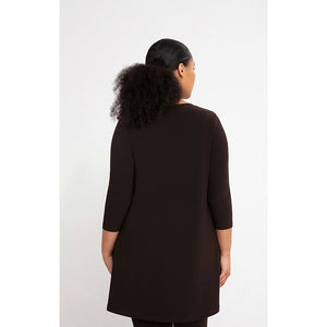 Trapeze Tunic, 3/4 Sleeve Top 23155-2