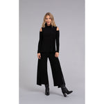 Load image into Gallery viewer, Turtle Neck Cut Out Shoulder Top, Long Sleeve 22277-3
