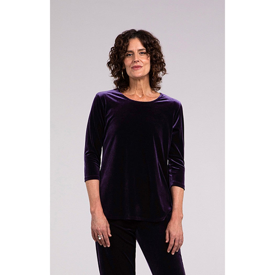 Velvet Go To Classic T Relax, 3/4 Sleeve Top V3247-2